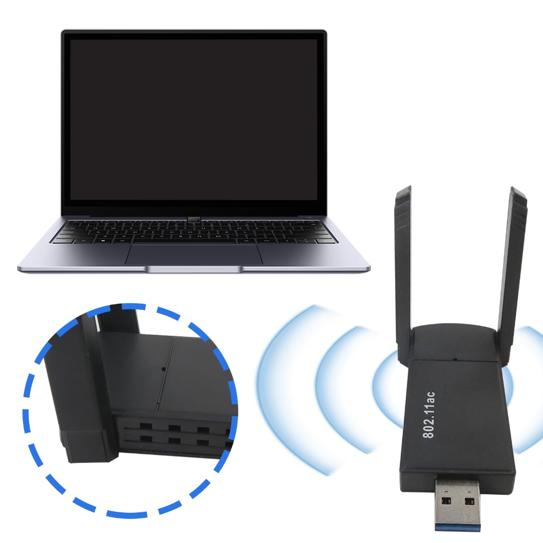 1300Mbps Dual Band Wireless USB WiFi Adapter N423094
