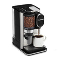 Single-Serve Coffee Maker + Coffee Grinder with 48-Ounce Removable Reservoir, Stainless Steel F37197