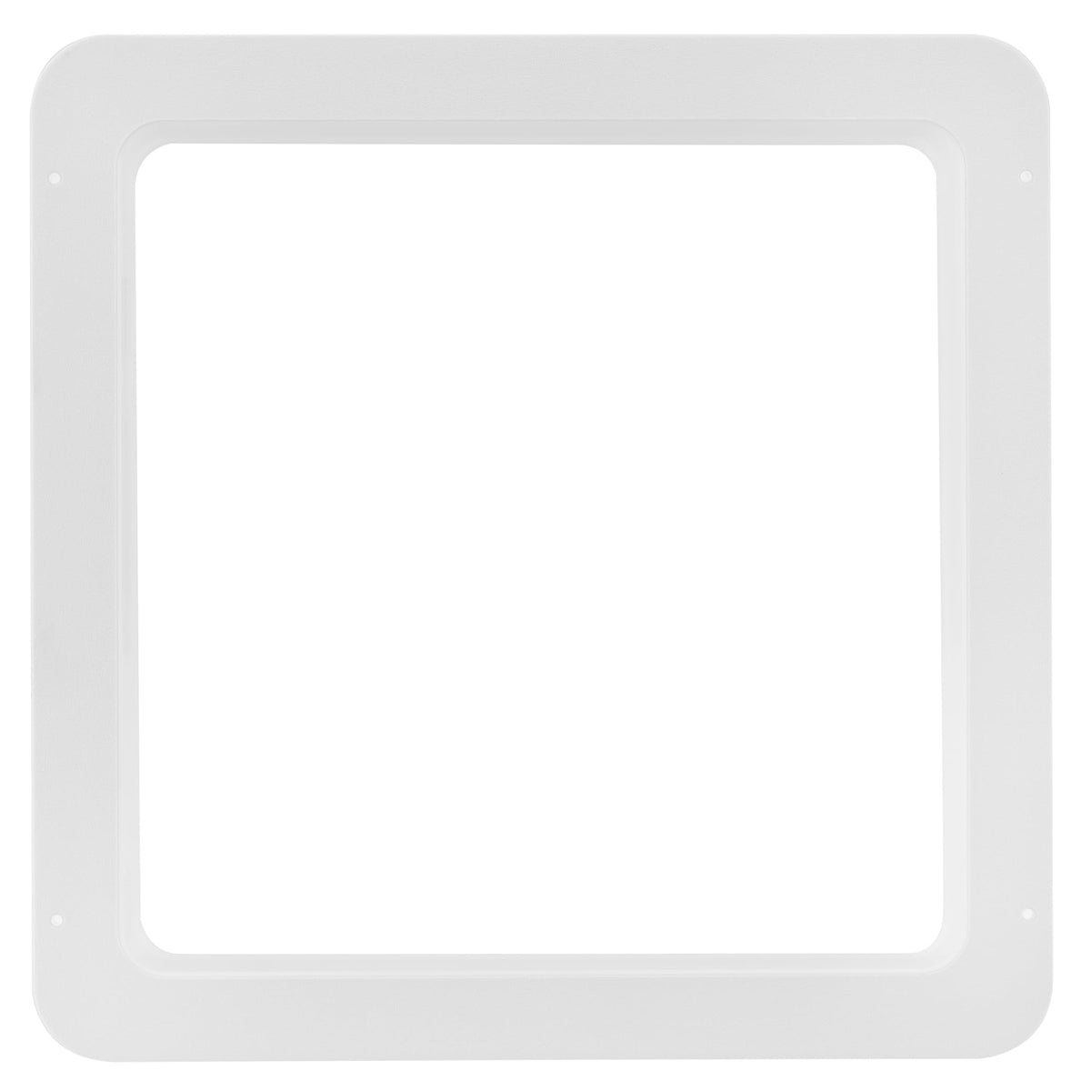 White 13" x 13" RV Vent Garnish Ring C7329