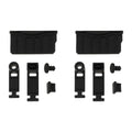 Game Console Card Slot Silicone Plug 2 Sets Black D1826
