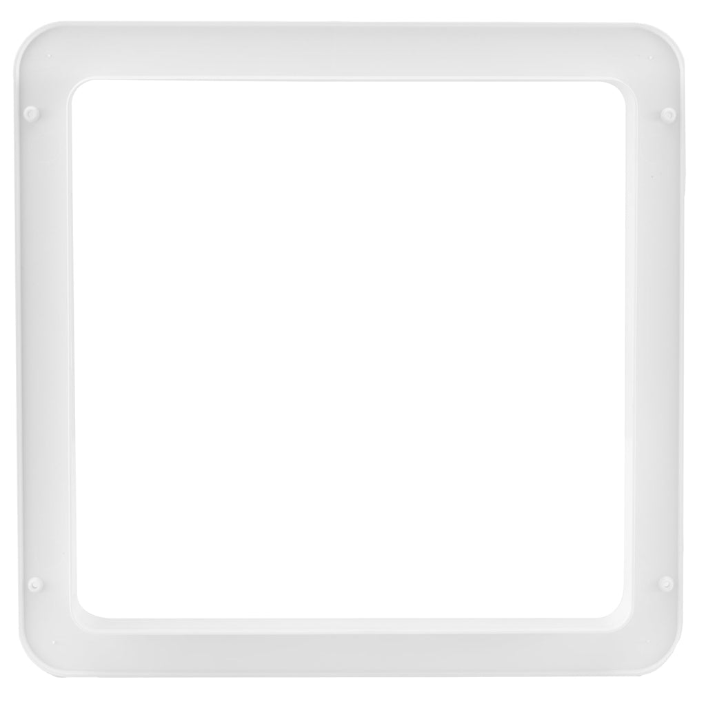 White 13" x 13" RV Vent Garnish Ring C7329