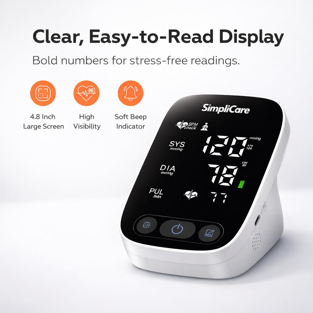 Blood Pressure Monitor with XL Cuff and LED Display L3219