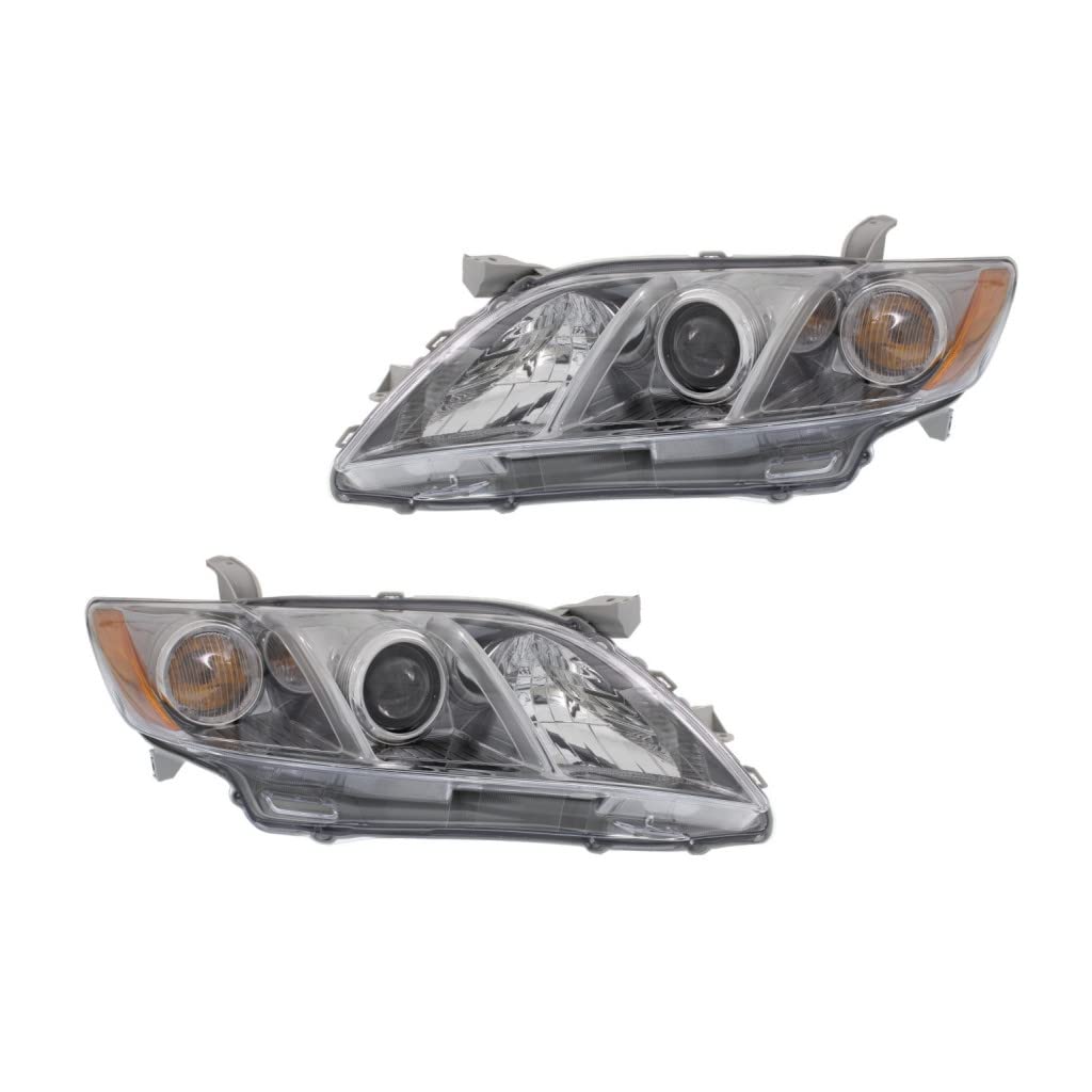Toyota Camry 2007 2008 2009 Headlight Assembly Driver and Passenger Side Pair F6910