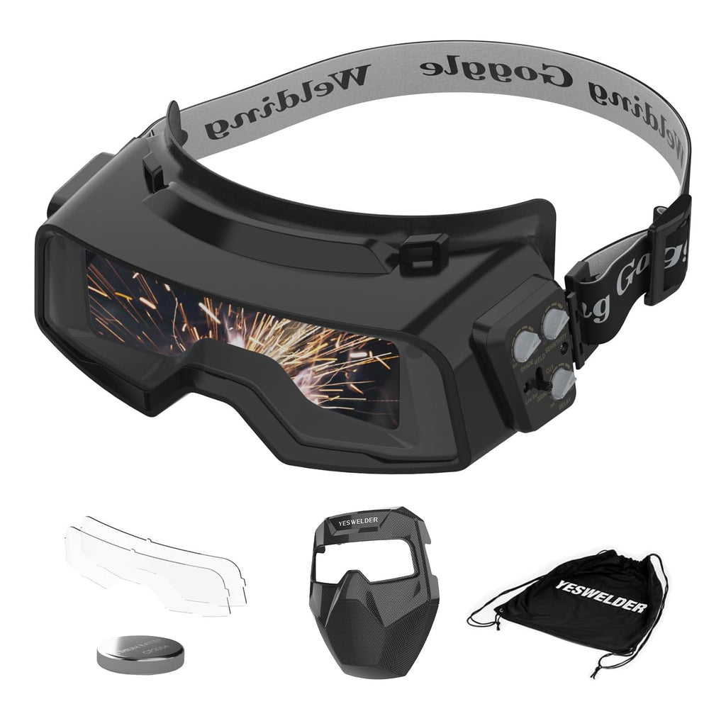 Auto-Darkening Welding Goggles with Mask W245
