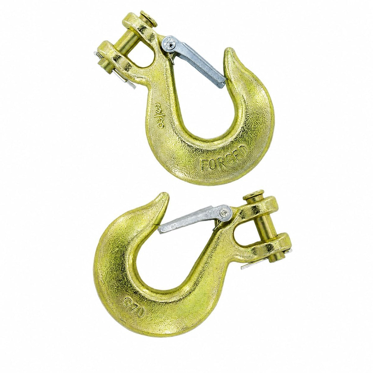3/8" Chain Hooks, 2-Pack Heavy-Duty Clevis Slip Hook F144