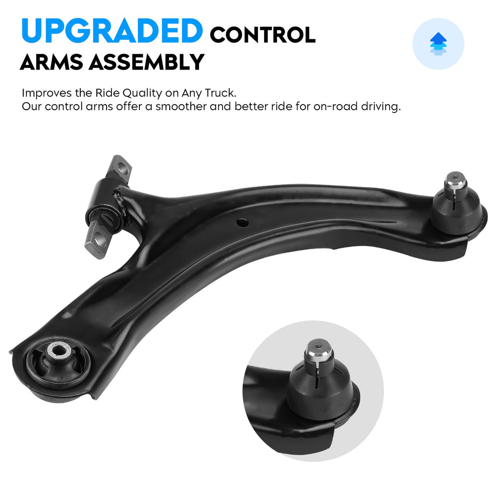 Front Lower Control Arm End Link Sway Bar Tie Rod 8Pcs Suspension Kit B6996