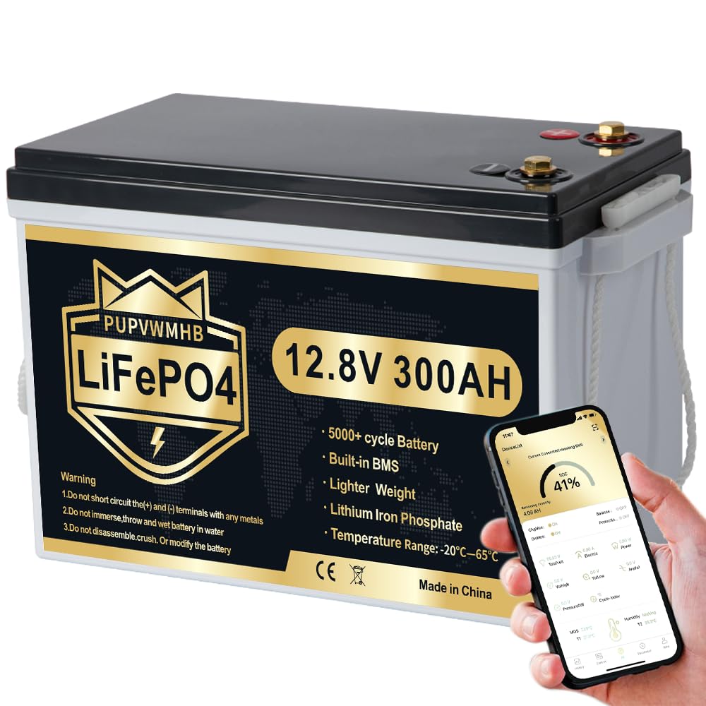 300Ah Lithium LiFePO4 Battery with Bluetooth I606375
