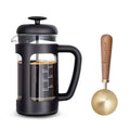 12 oz French Press Coffee Tea Maker with 10g Measuring Spoon M2894
