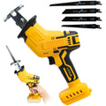 Cordless Reciprocating Saw 0-3500 SPM Variable Speed with 4 Blades I37127