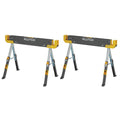 32in. Adjustable Steel Sawhorses, Pair F3023