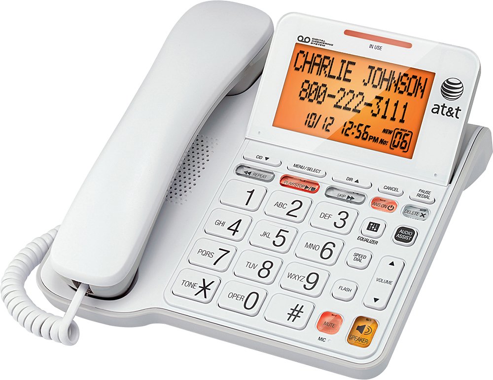 Big Button Phone with Caller ID and Answering System E6309