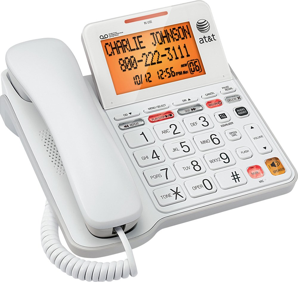 Big Button Phone with Caller ID and Answering System E6309