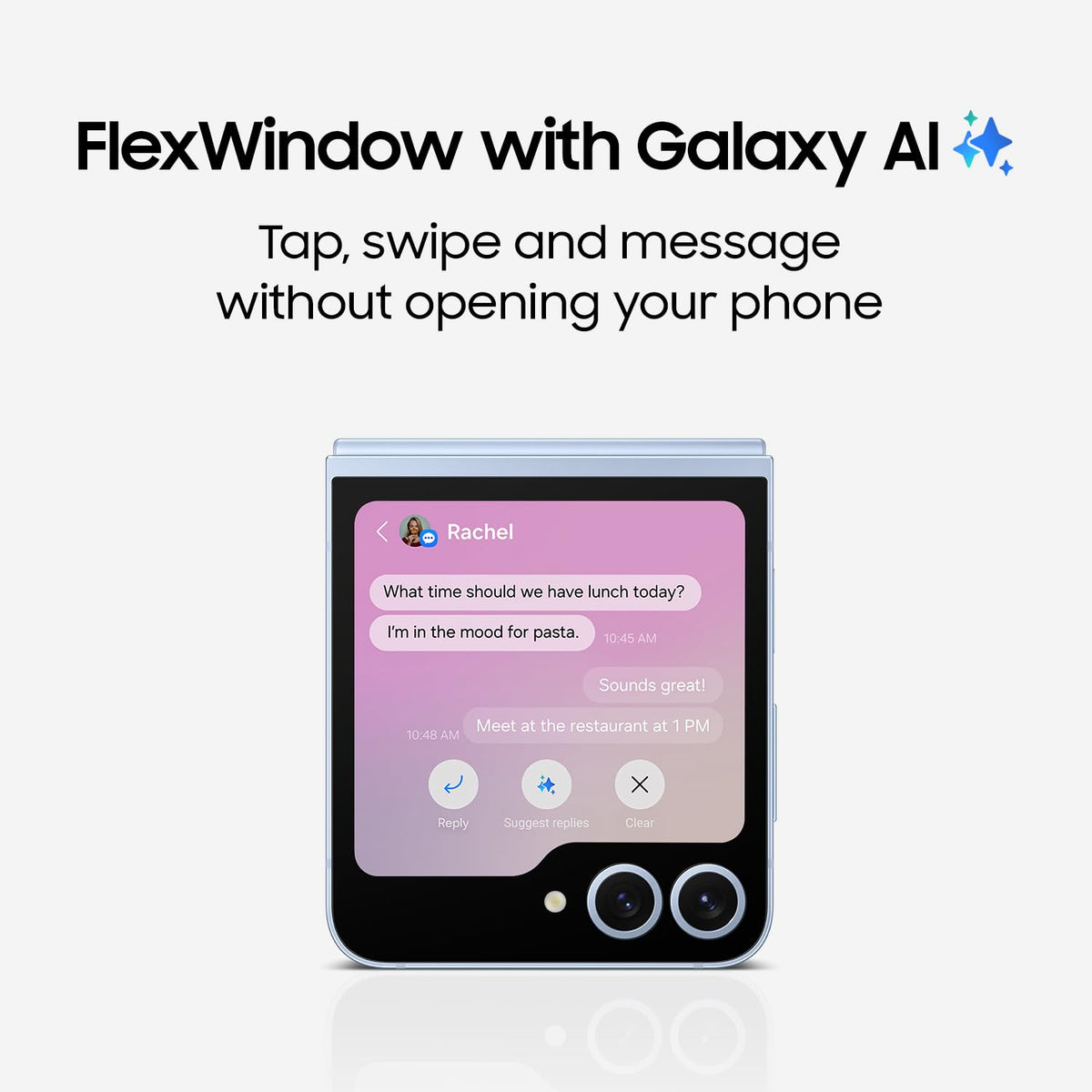 Galaxy Z Flip 6 256GB Blue Smartphone L527405