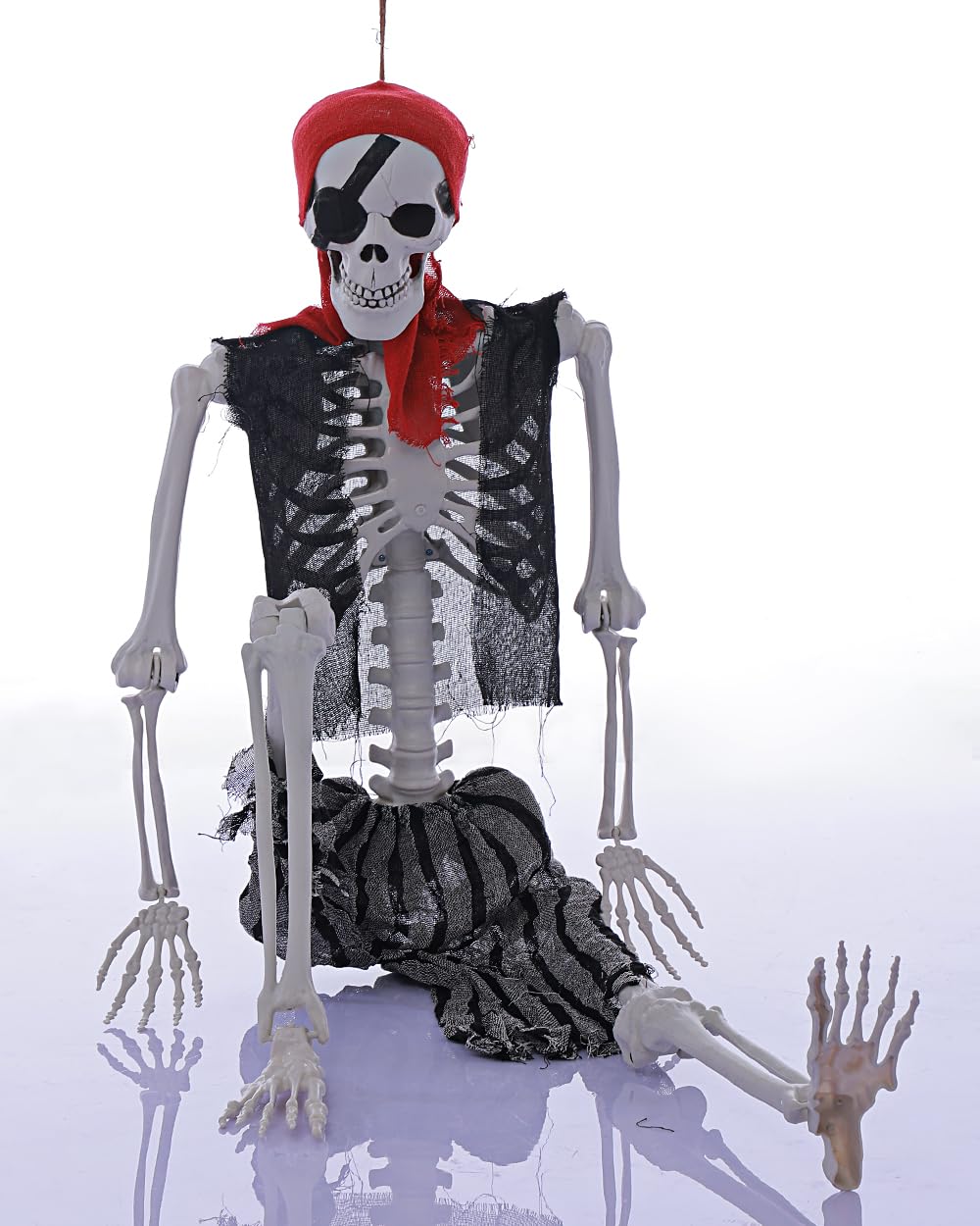 Life Size Pirate Skeleton Halloween Decoration K2650