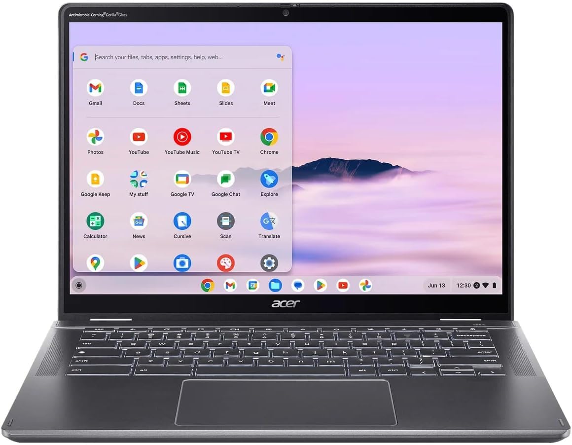 14" 2-in-1 Touchscreen Chromebook, Intel Core i5, 8GB RAM 512GB SSD, Gray R365