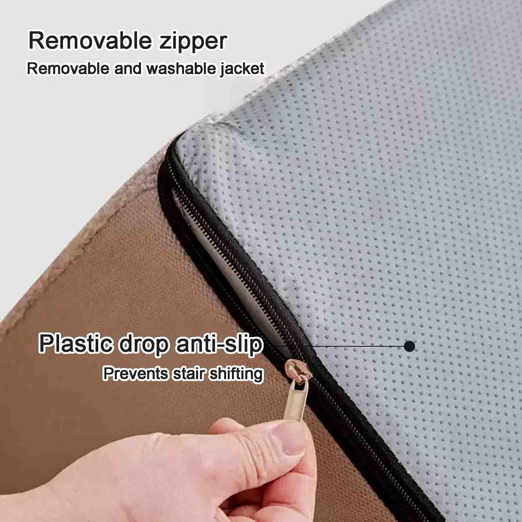 3-Step Non-Slip Dog Stairs with Handle V436