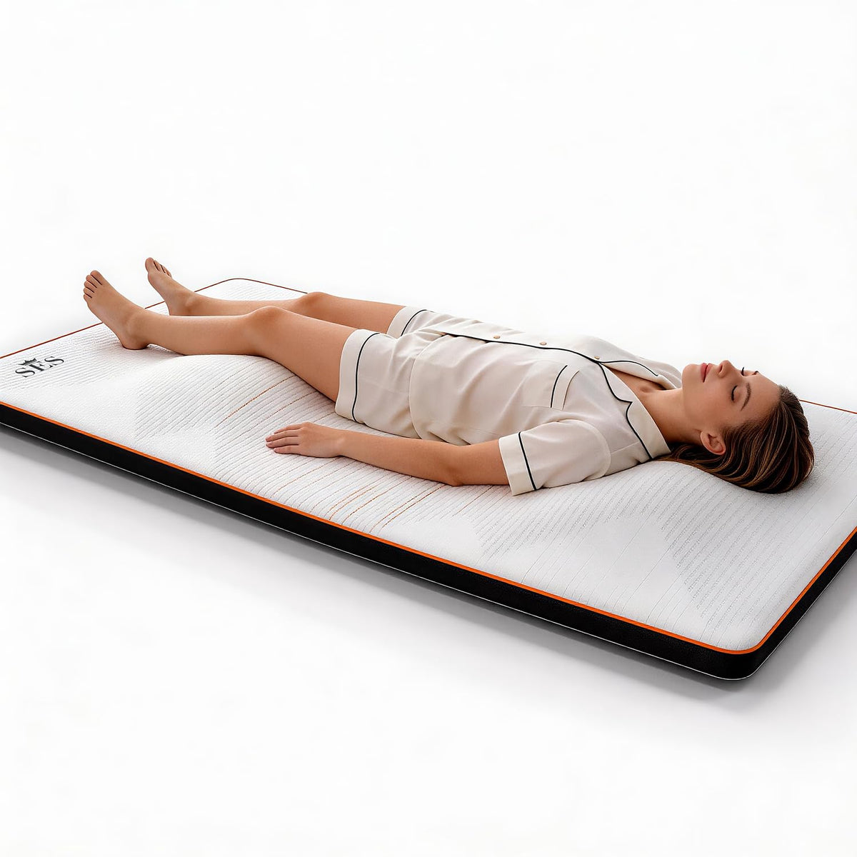 White Heated Full Body Massage Mat W423373