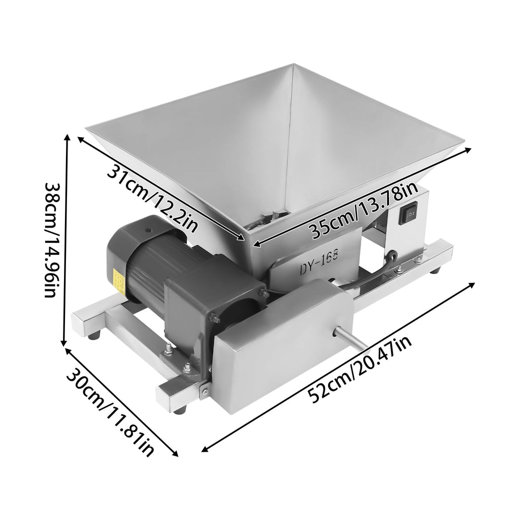 110V 60W 4L Stainless Steel Electric Fruit Crusher Y38611
