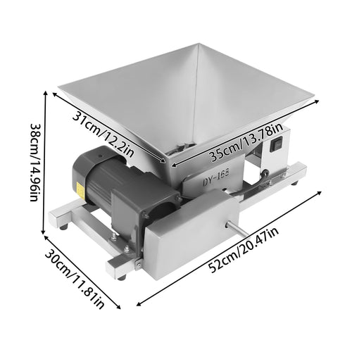 110V 60W 4L Stainless Steel Electric Fruit Crusher Y38611