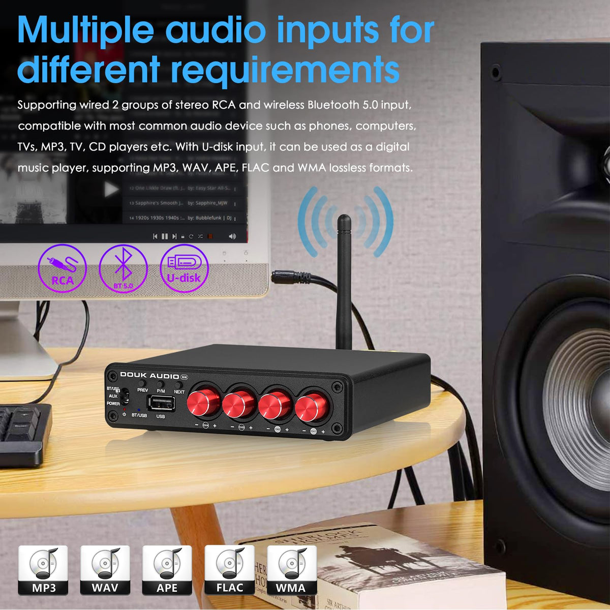 4 Channel Bluetooth Amplifier X248714