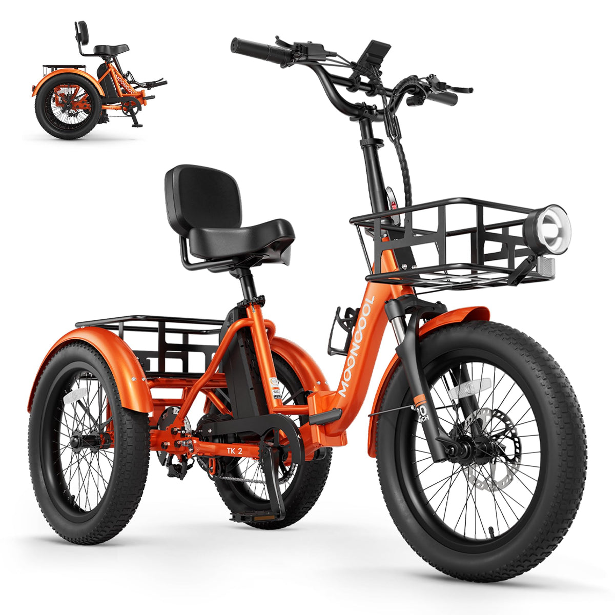 Fat Tire Folding Electric Tricycle K2709