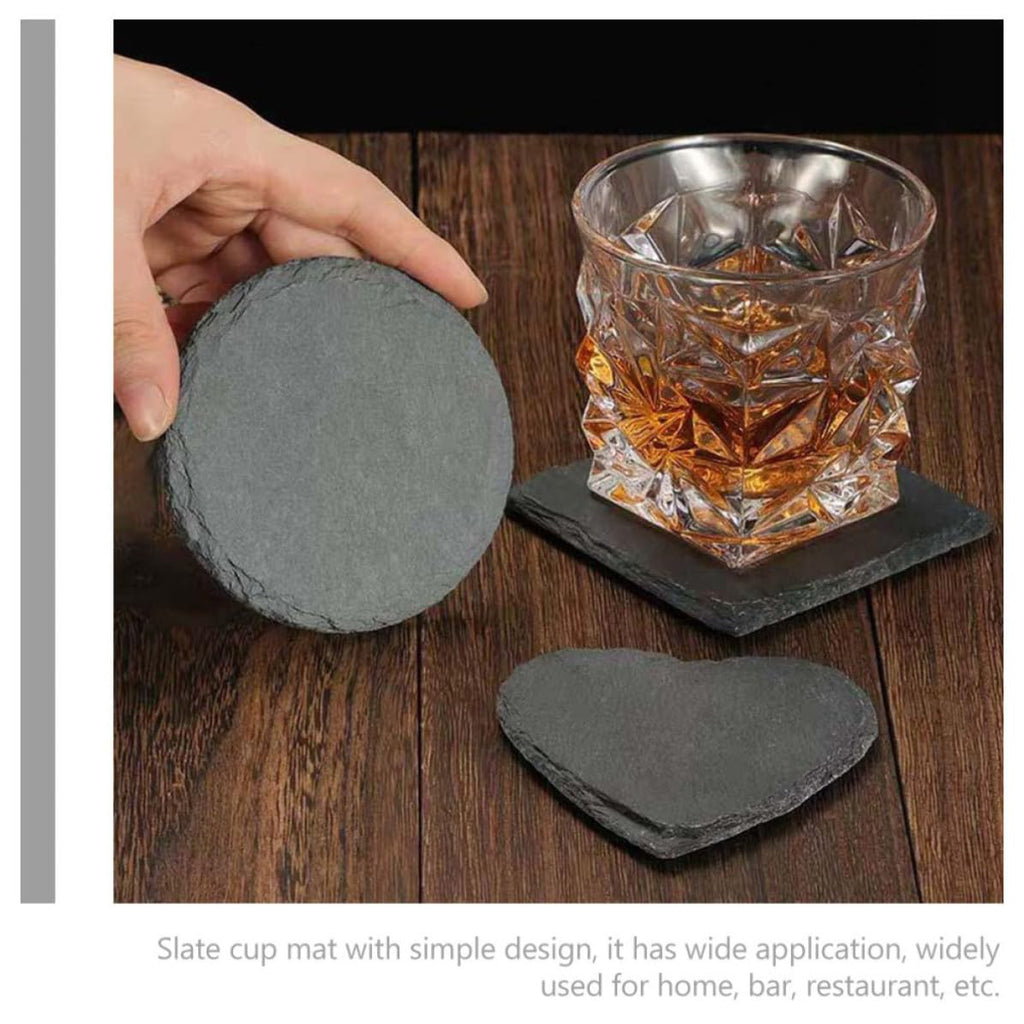12pcs Natural Stone Drink Coasters G363372