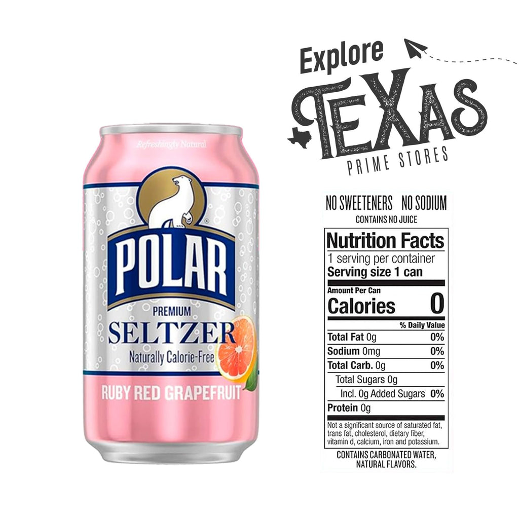 Ruby Red Sparkling Water 16 Pack 12 fl oz Can H4570
