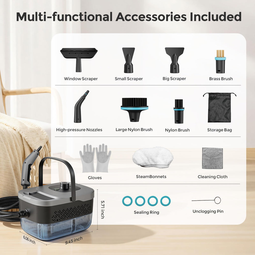 Portable 1800W Handheld Steam Cleaner Q22135