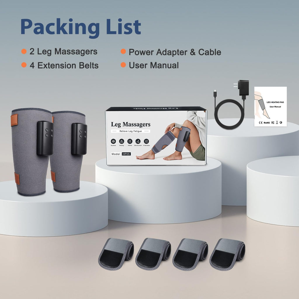 Cordless Air Compression Leg Massagers X6377