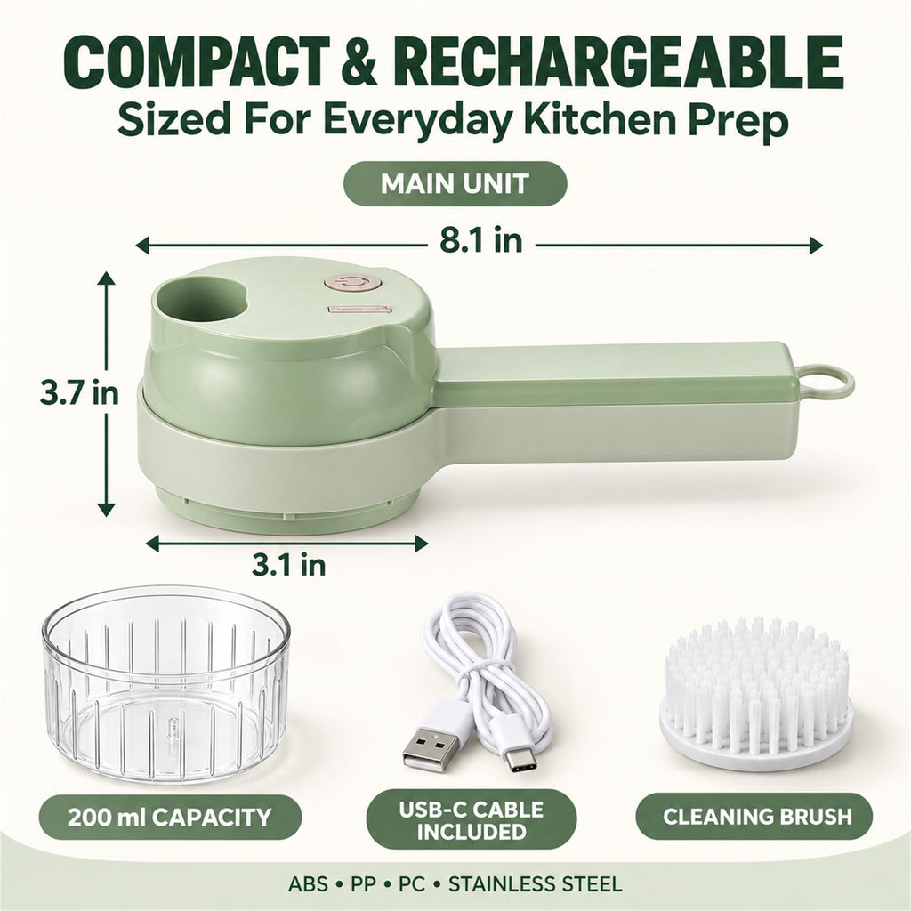 5-in-1 Handheld Electric Vegetable Cutter M3033