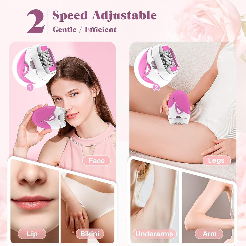 Epilator for Women with 2 Speed & LED Light O1128