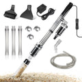 Electric Aquarium Gravel Cleaner, 528GPH Fish Tank Vacuum, 5-in-1 Sand Washer Water Changer Kit B582
