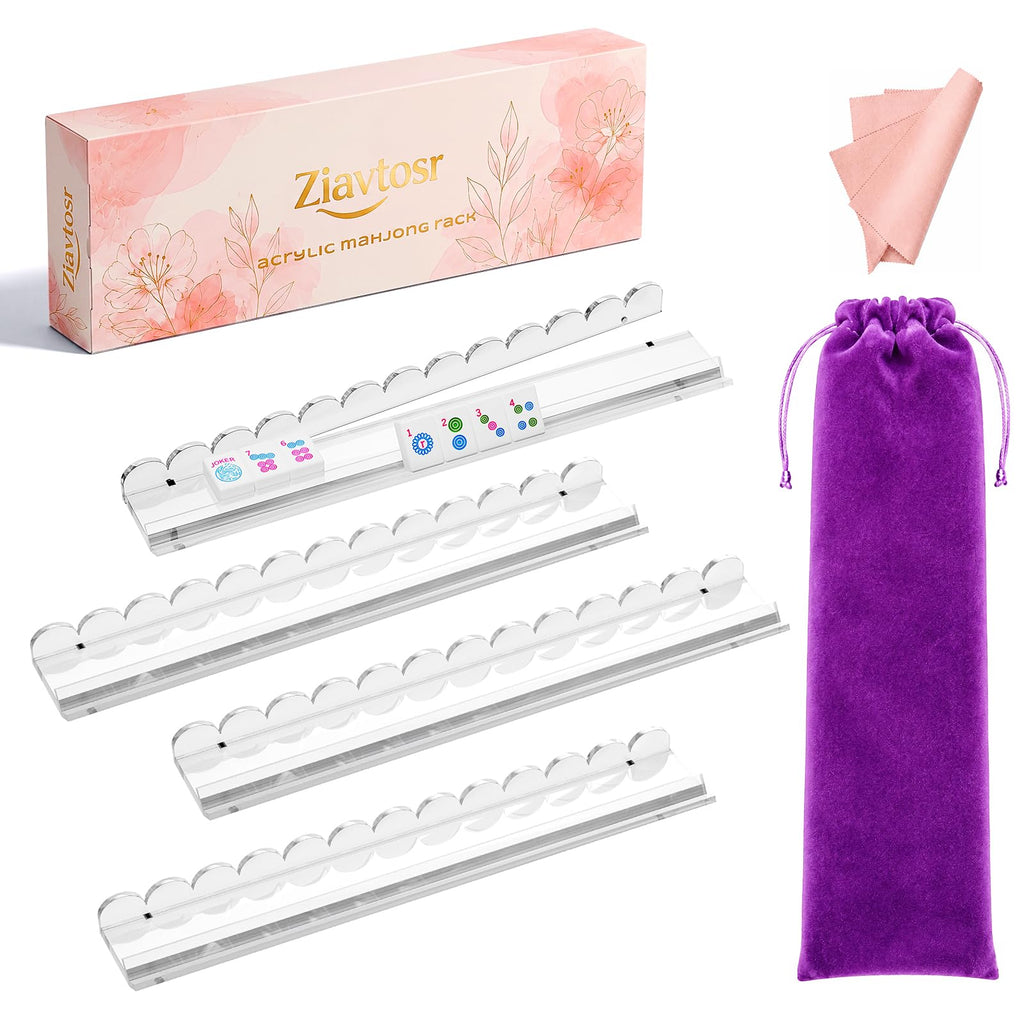 Mahjong Racks with Magnetic Pushers A733134