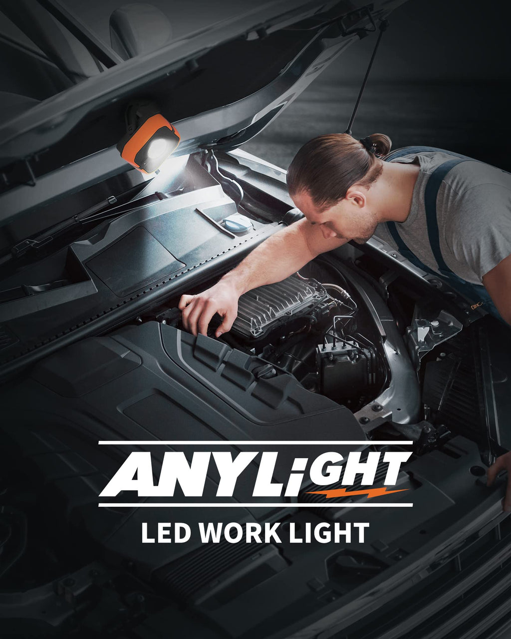 Rechargeable 4 Modes 1200LM Magnetic Work Light H112870