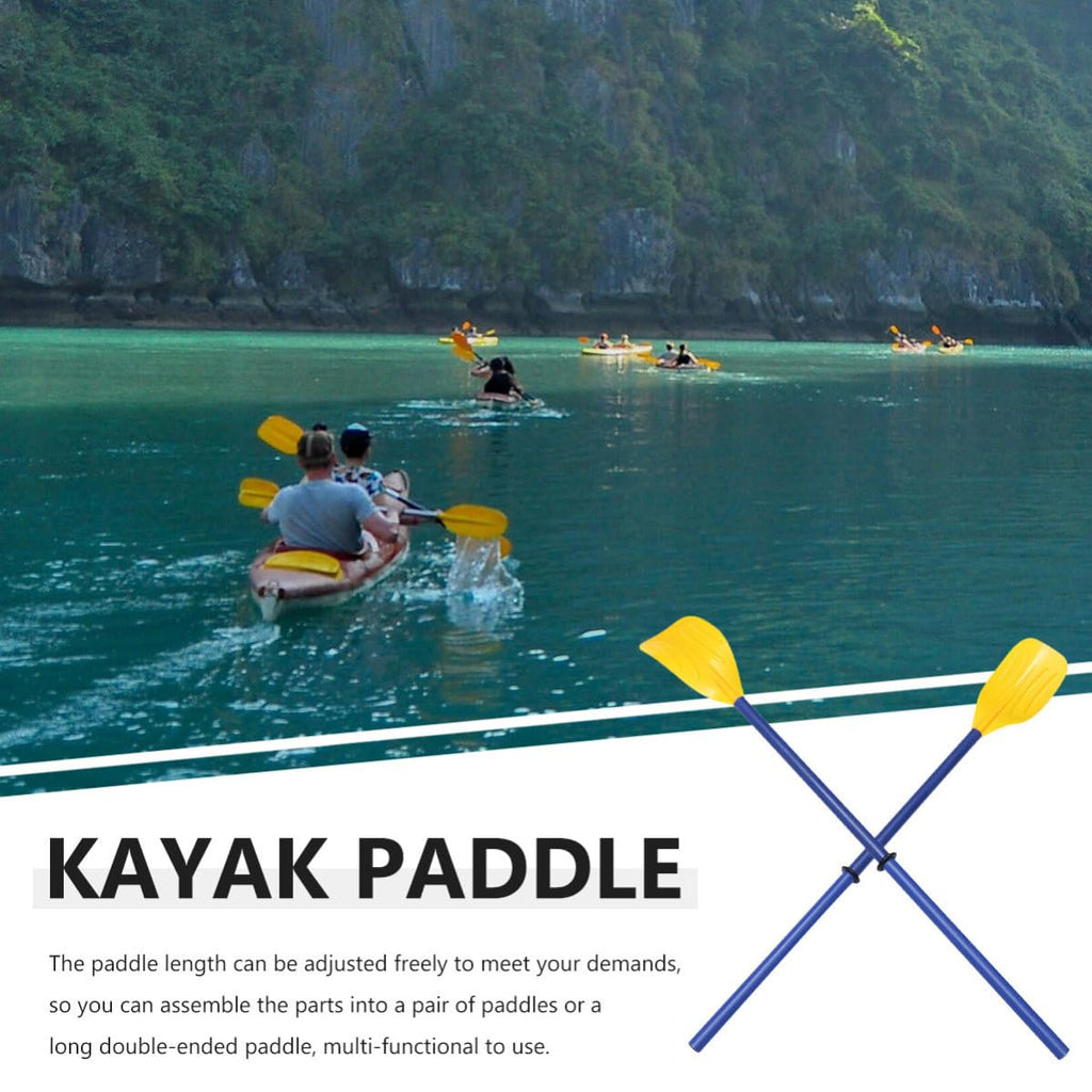 Detachable Plastic Boat Paddle with Aluminum Alloy Poles Q66201