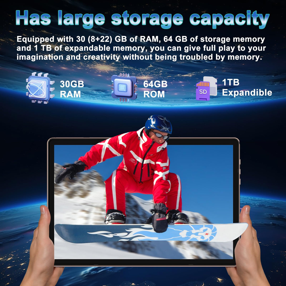 10.1 Inch Android Tablet with Keyboard & Mouse H393899