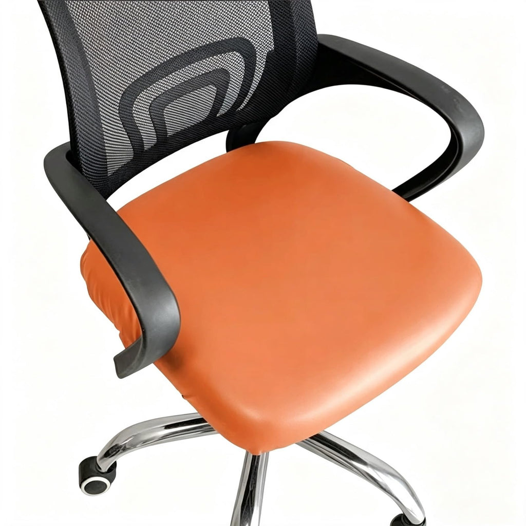 18-21 Inch PU Leather Office Chair Seat Slipcover I7379