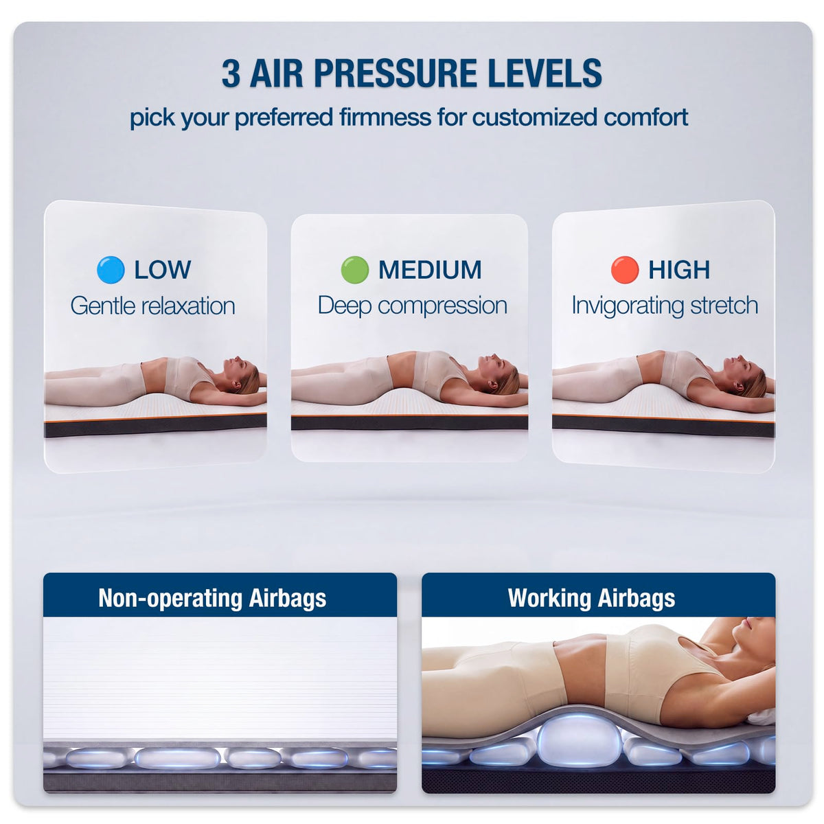 White Heated Full Body Massage Mat W423373