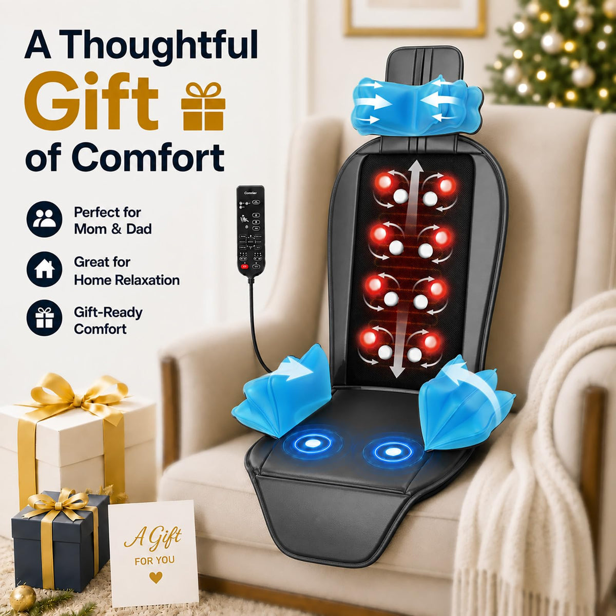 Shiatsu Back Massager with Heat E418