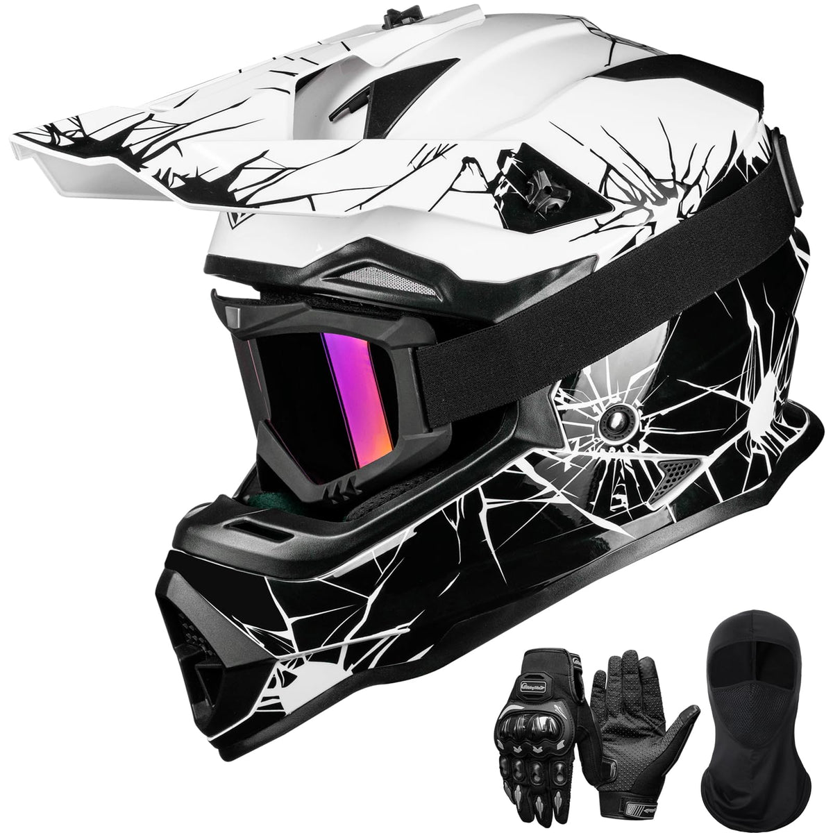 DOT Approved Full Face Motocross Helmet U534559