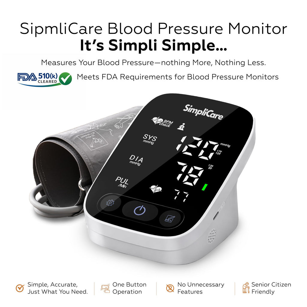 Blood Pressure Monitor with XL Cuff and LED Display L3219
