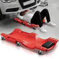 40 in Low-Profile Rolling Mechanic Creeper, Red G657186