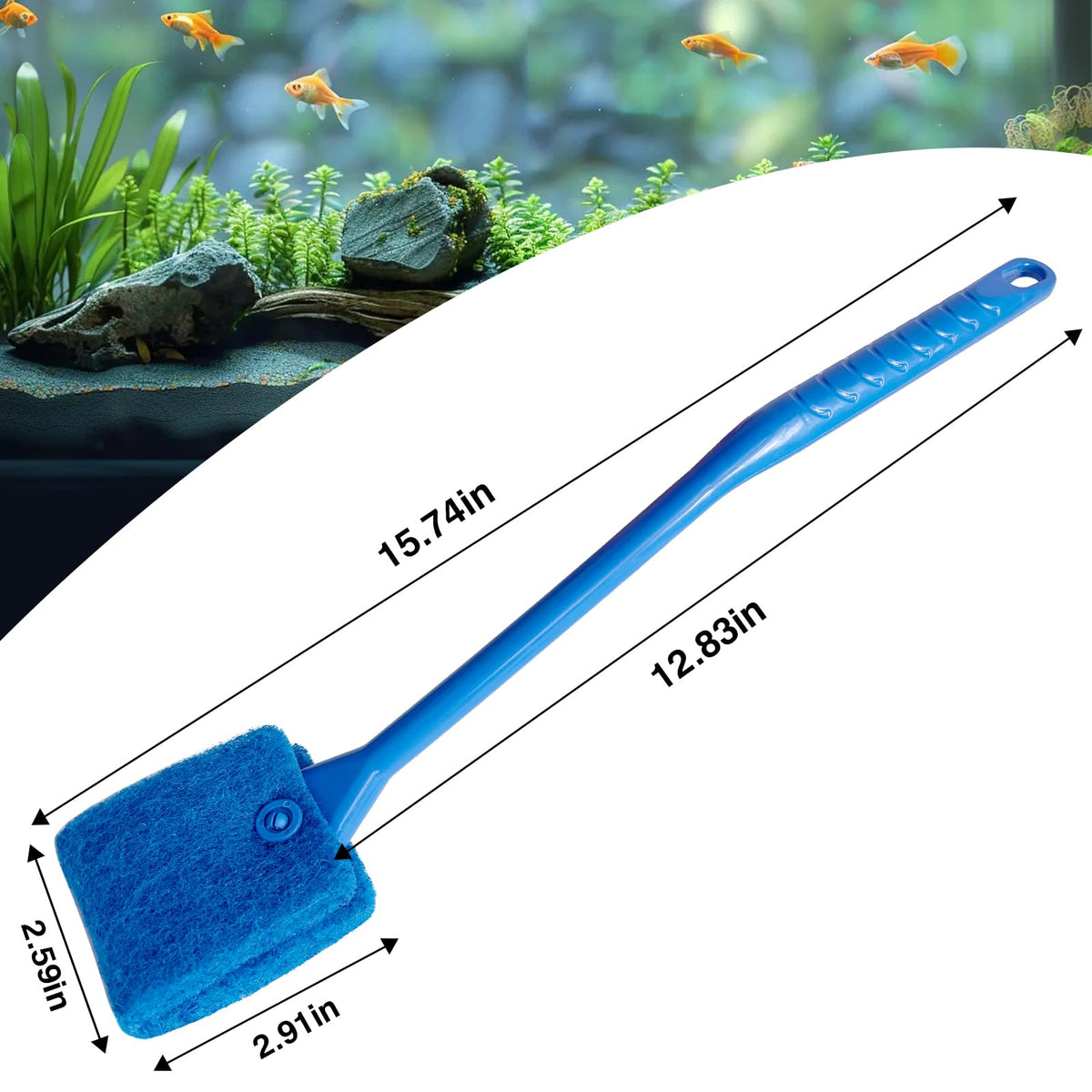 Double Sided Aquarium Cleaning Brush L4794