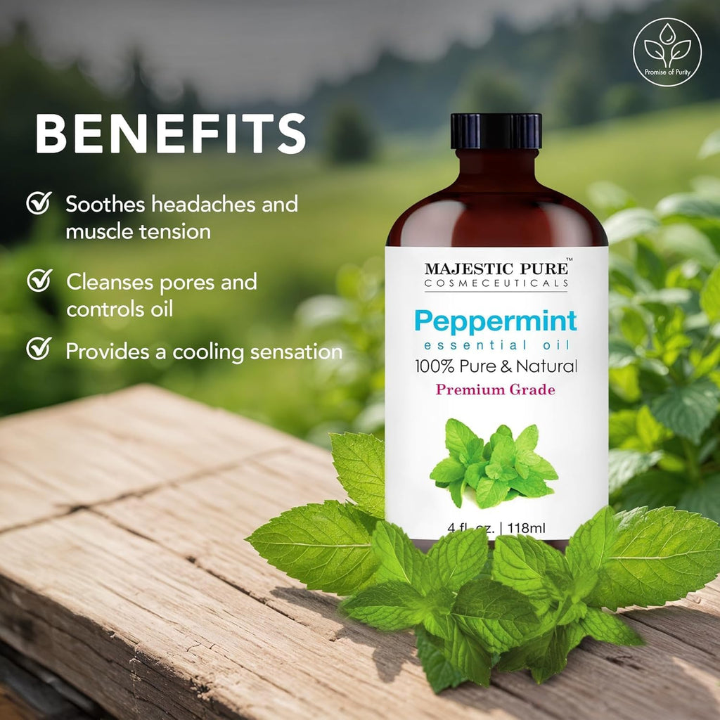 Peppermint and Lemon Essential Oil 4 Fl Oz V370