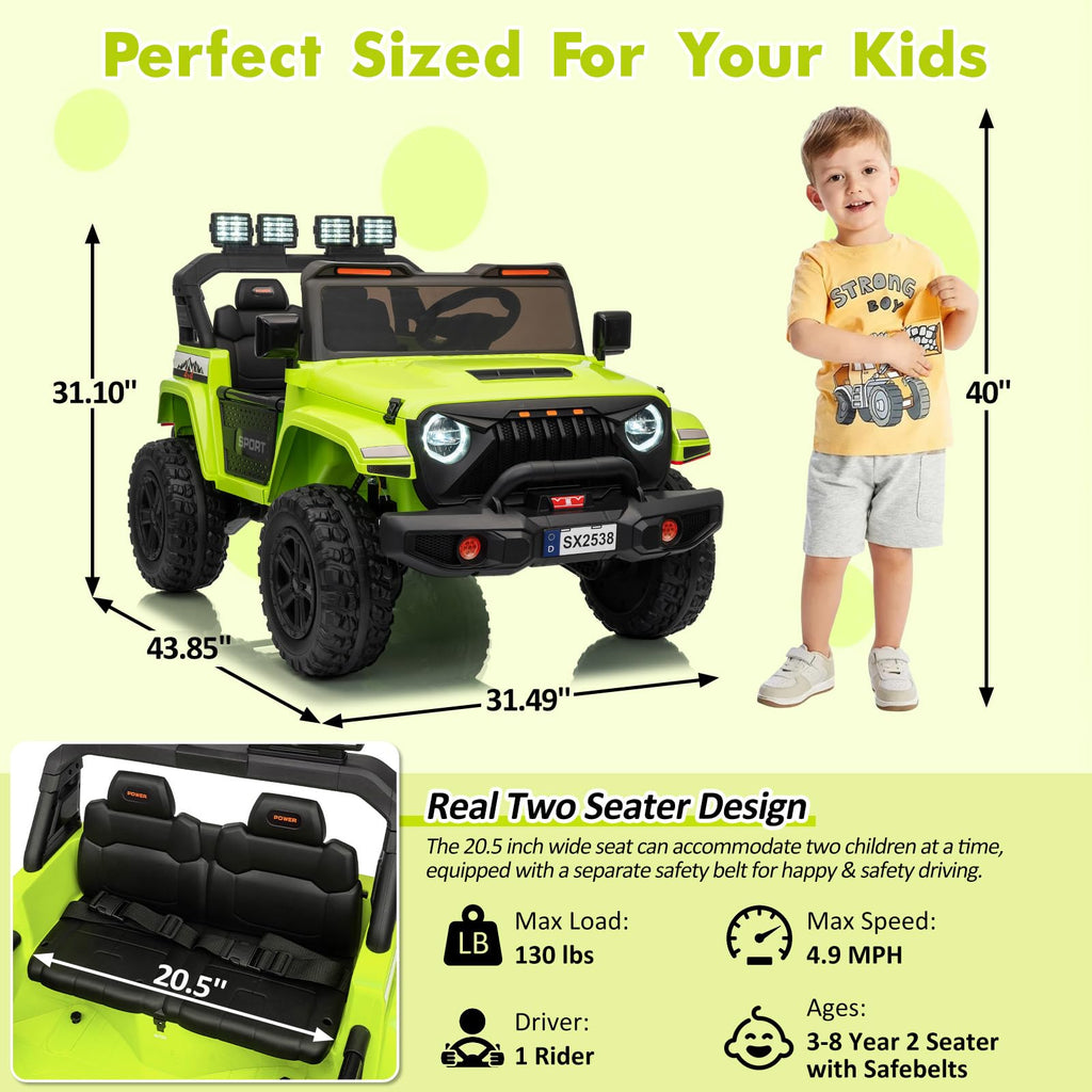 24V 2 Seaters Battery Powered Ride on Car A655996