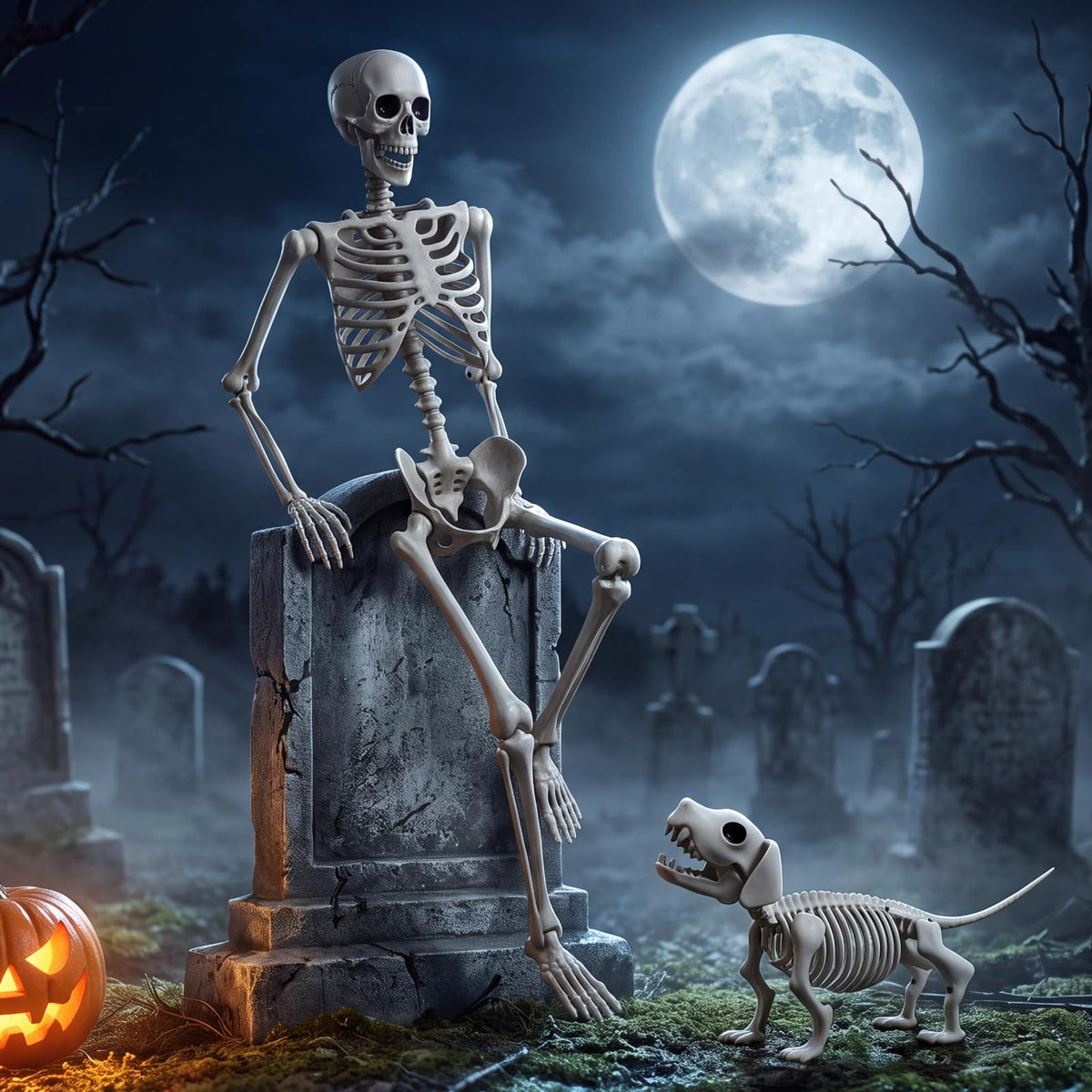 5.4FT Posable Skeleton B43018