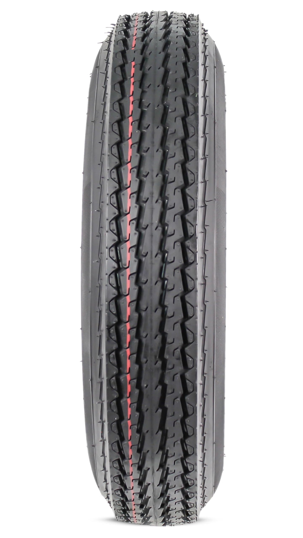 12 Inch 5 Lug Black Trailer Tire Rim Assembly S656