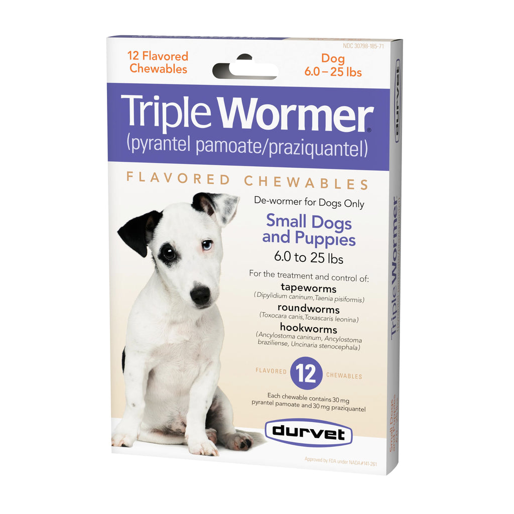 Triple Wormer Tablets for Puppies and Small Dogs W522060