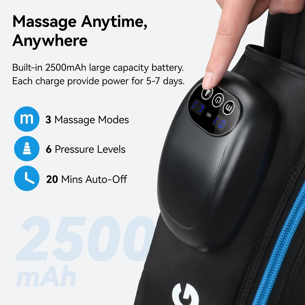 Cordless Foot and Calf Massage Boots D11688