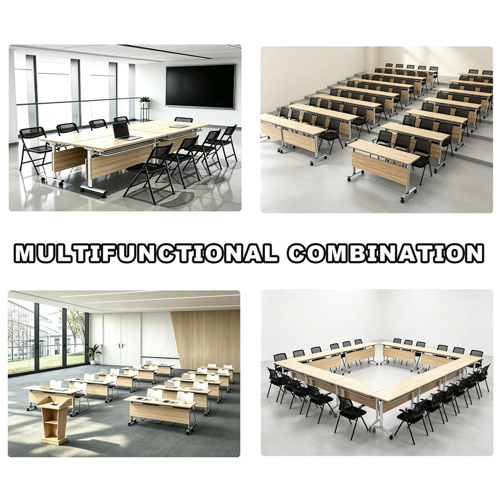 Folding Conference Table with Lock Casters K727484